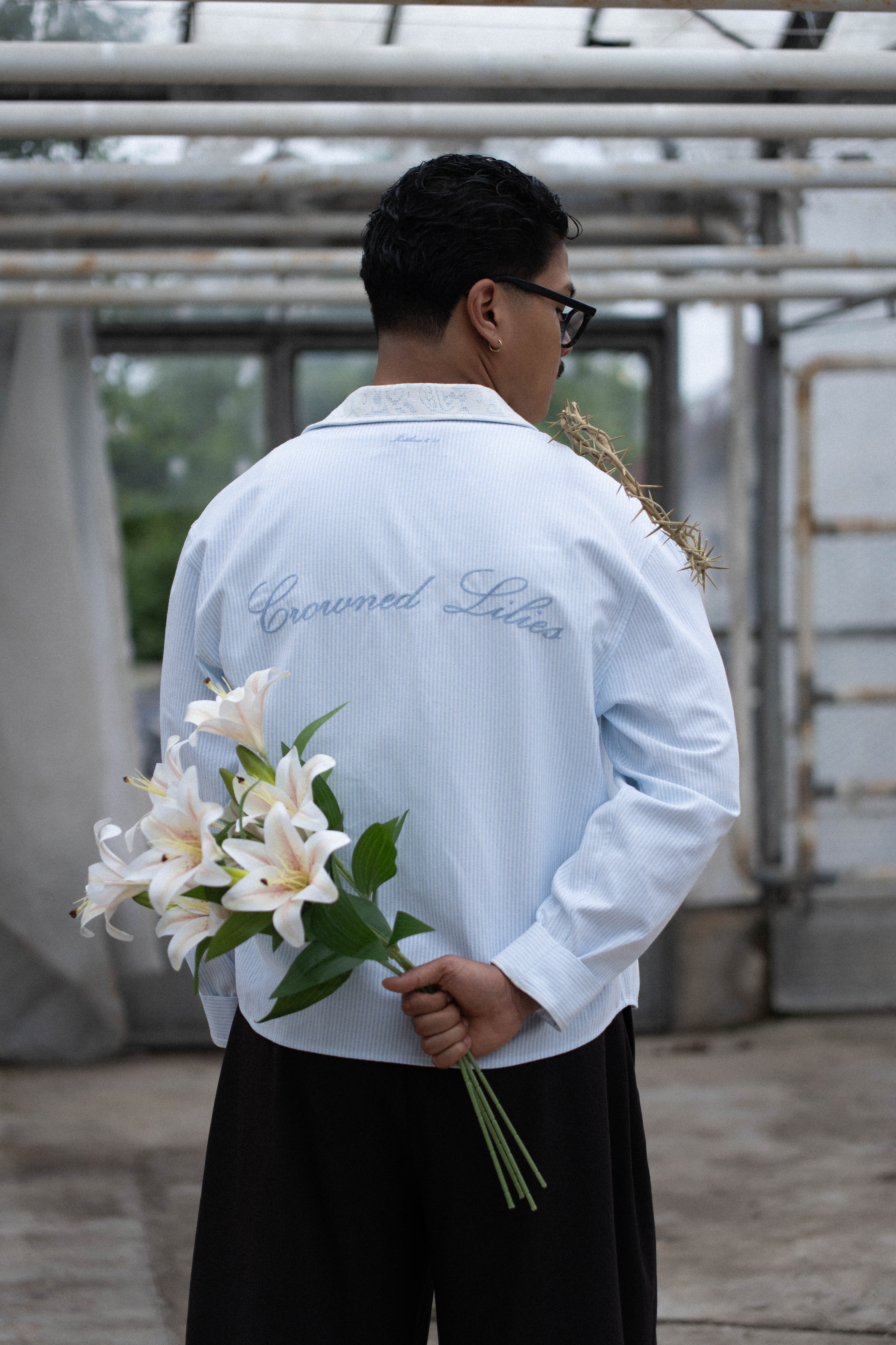 "CROWNED LILIES" SHIRT