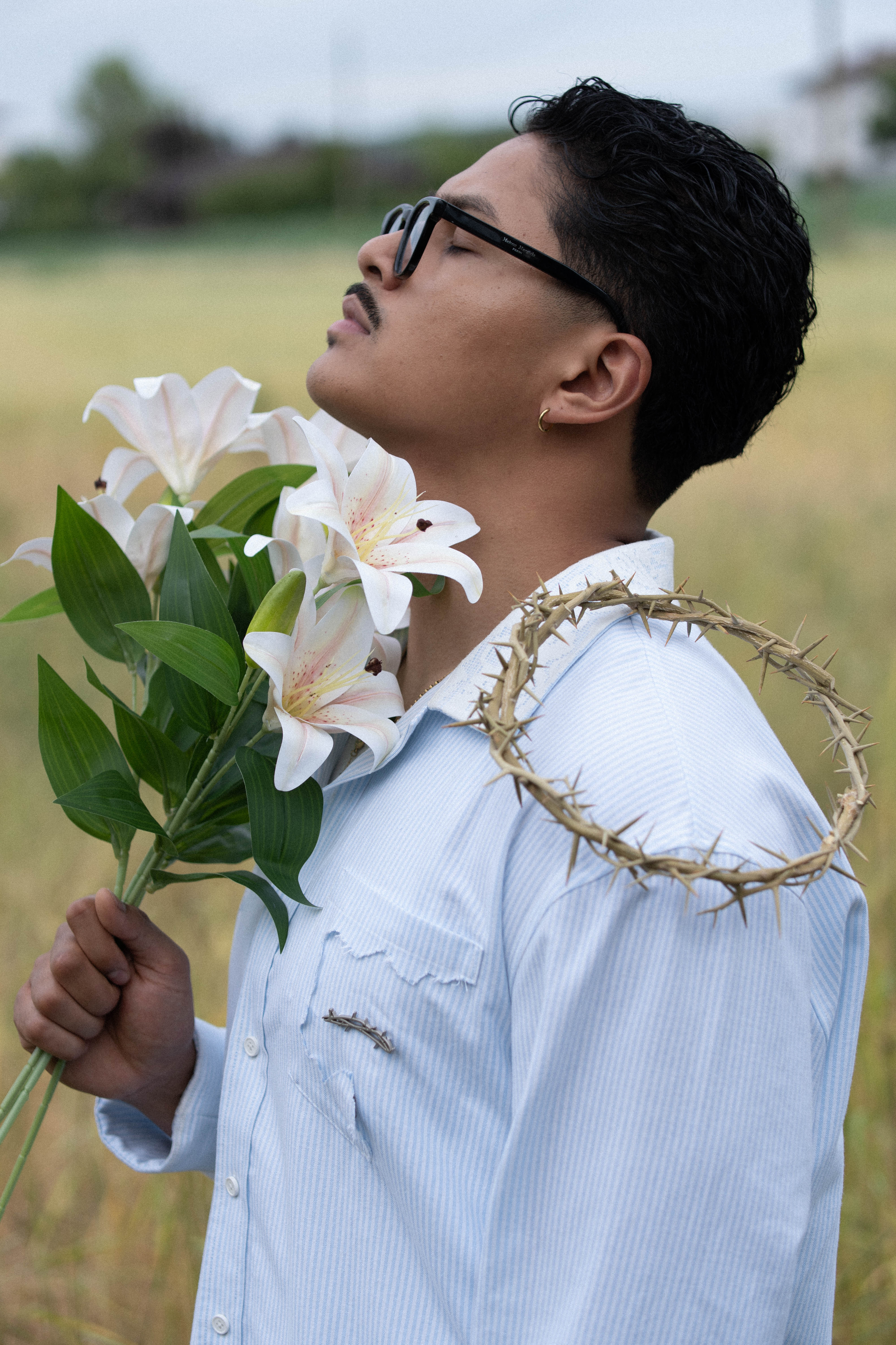 "CROWNED LILIES" SHIRT